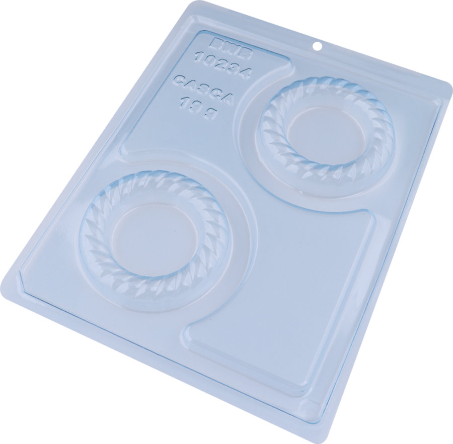 BWB 10234 - Wreath - 3 part chocolate mould