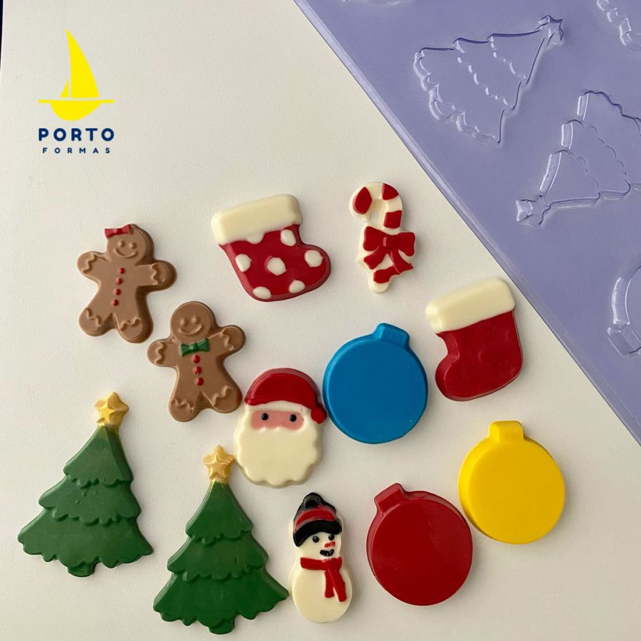 CHRISTMAS APPLIQUES Chocolate Mould