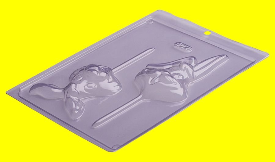 Bunny Head Lollipop Chocolate Mould