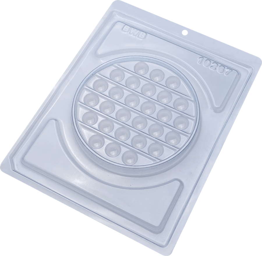 Pop It Round (Simple) Chocolate Mould - BWB 10267