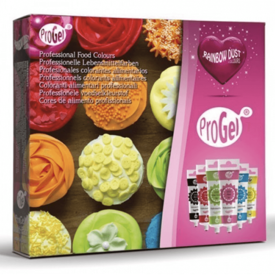 ProGel Multi pack Professional Food Gel - 6 Colours