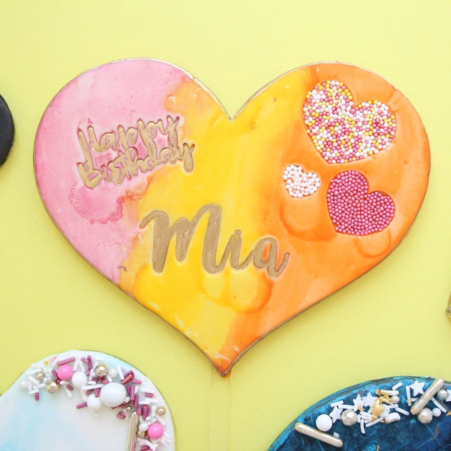 BLANK CANVAS - HEART BLANK TOPPER