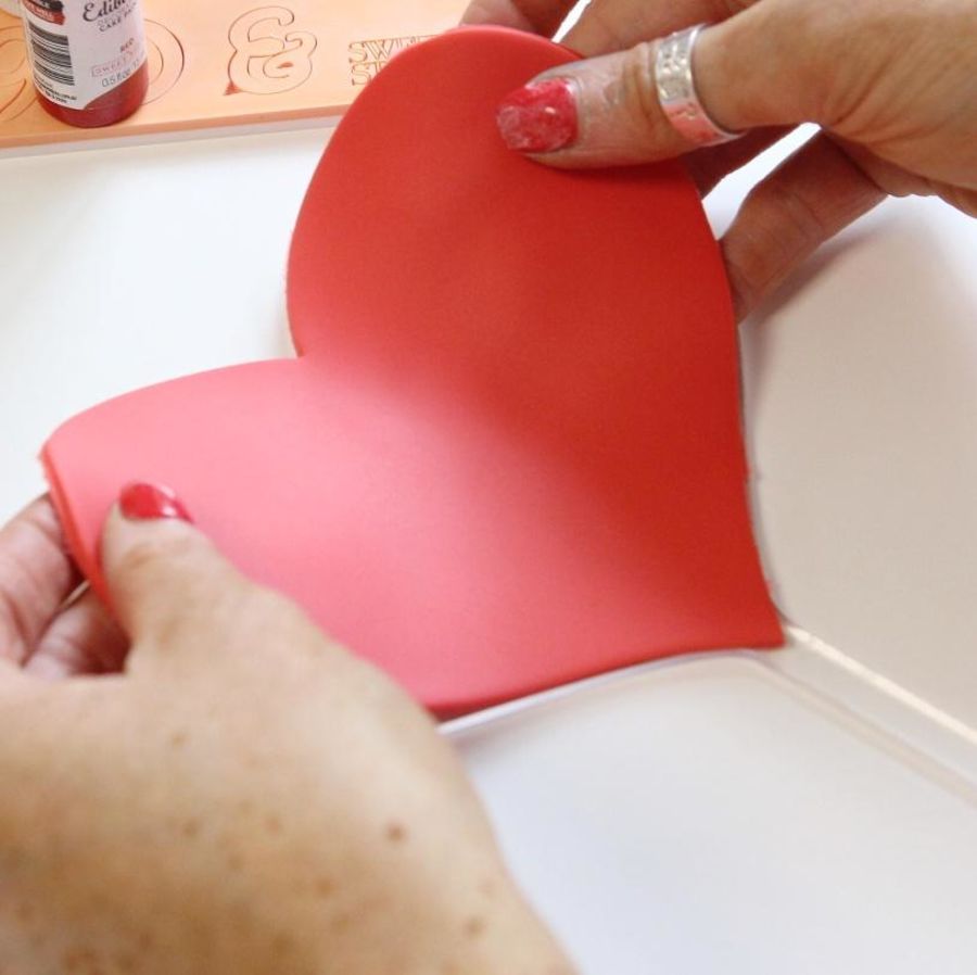 BLANK CANVAS - HEART BLANK TOPPER