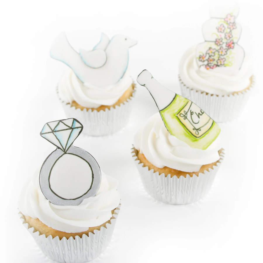 Wedding Cutie Cupcake Cutter Set