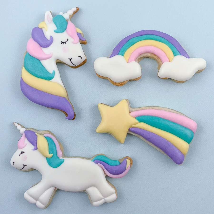 Unicorn and Rainbows - Autumn Carpenter Cutie Cupcake Cutter Set