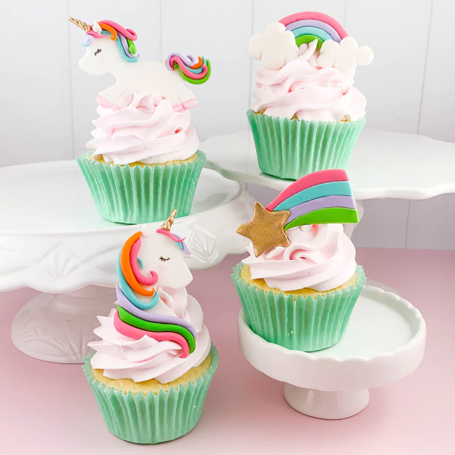 Unicorn and Rainbows - Autumn Carpenter Cutie Cupcake Cutter Set