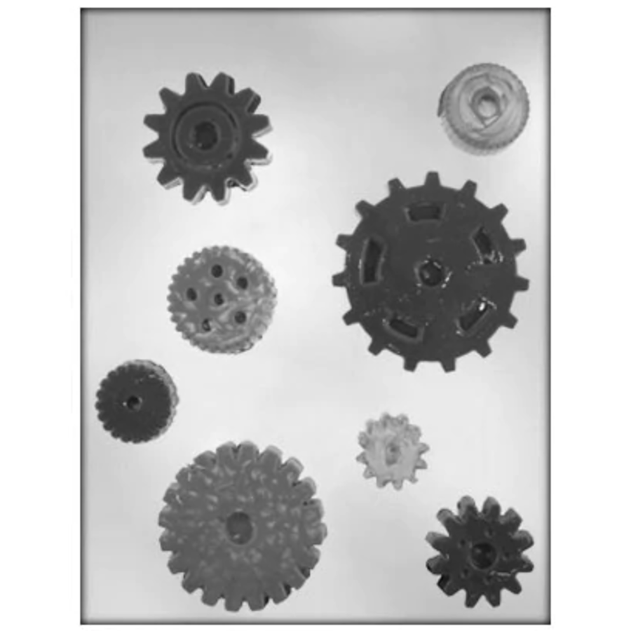 GEARS ASSORTMENT CHOCOLATE MOULD