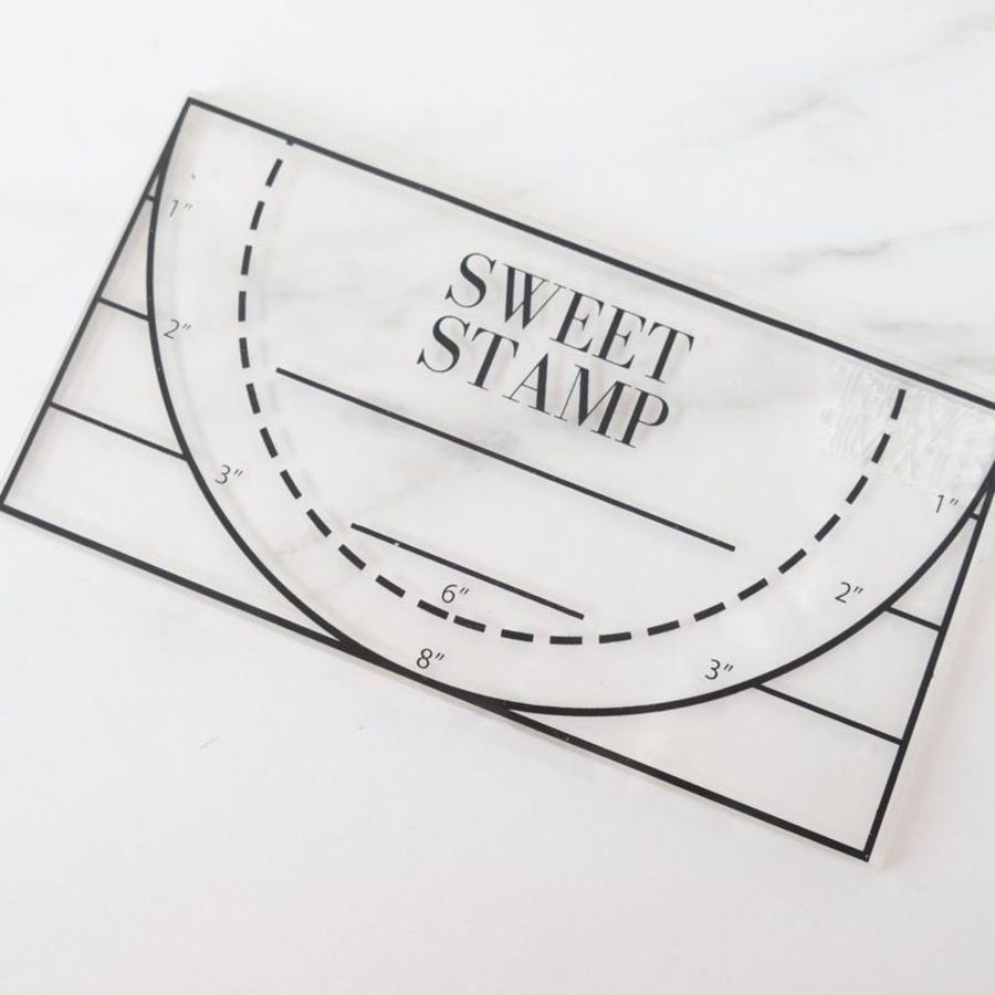 Curly Lettering Stamp Set