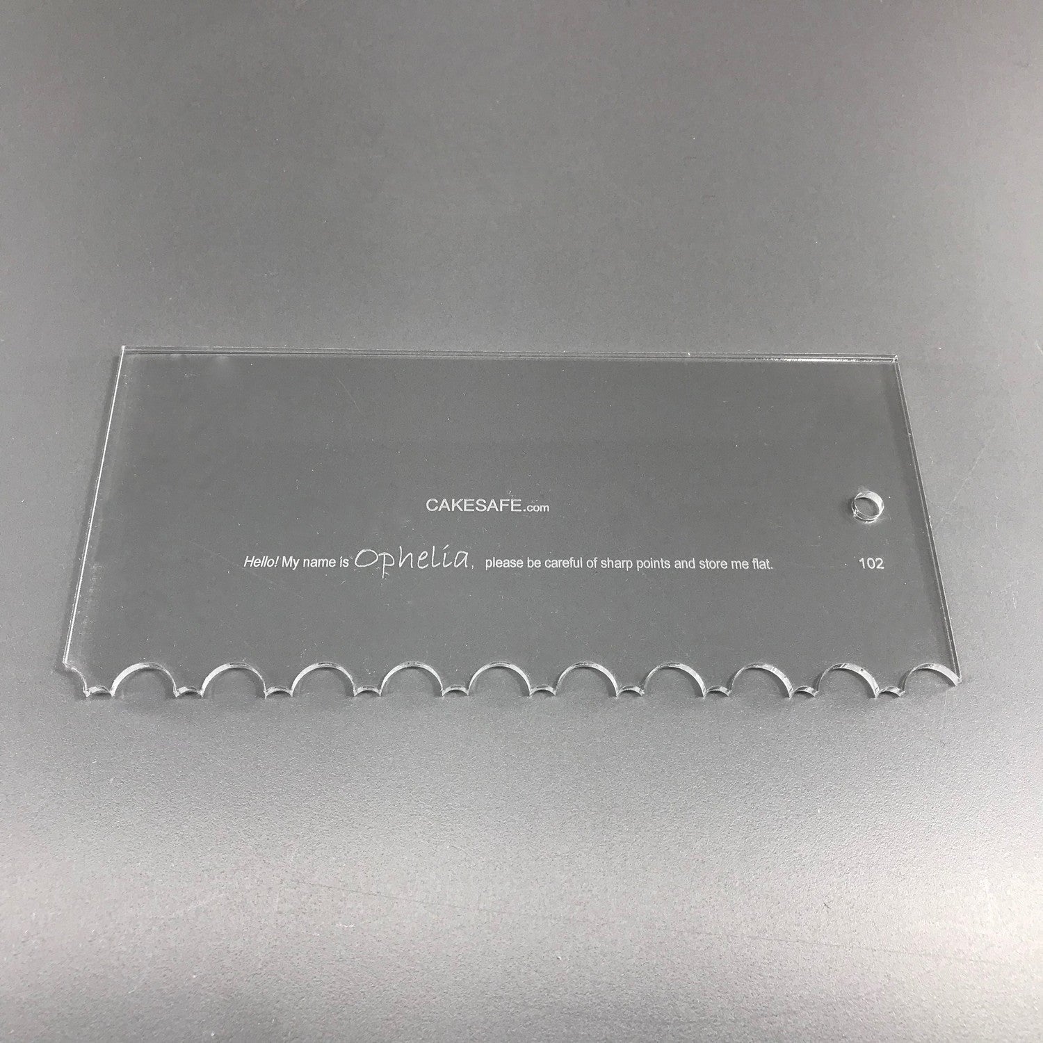 Ophelia - 8 inch Tall CakeSafe Cake Combs