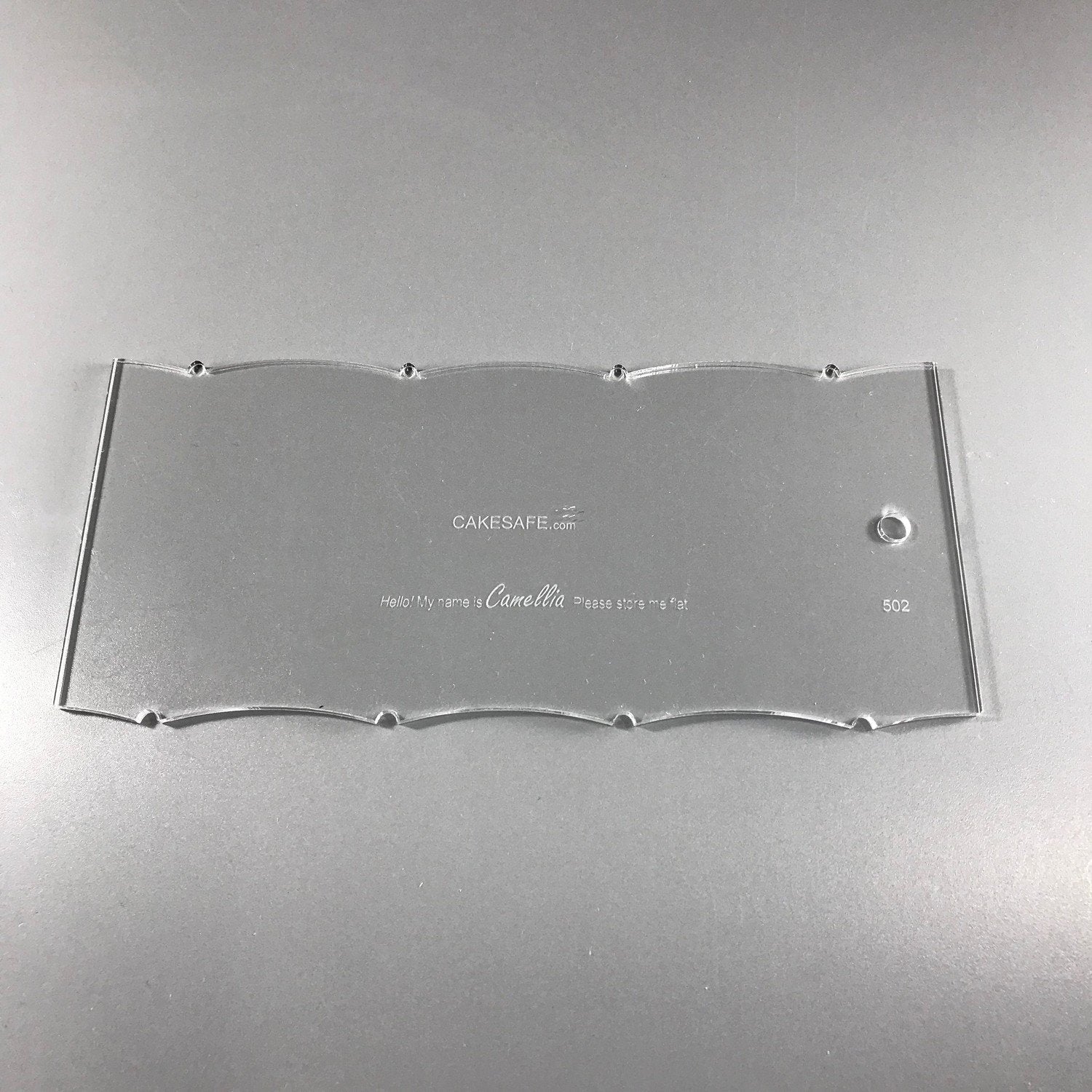 Camellia - 8 inch Tall - CakeSafe Cake Combs