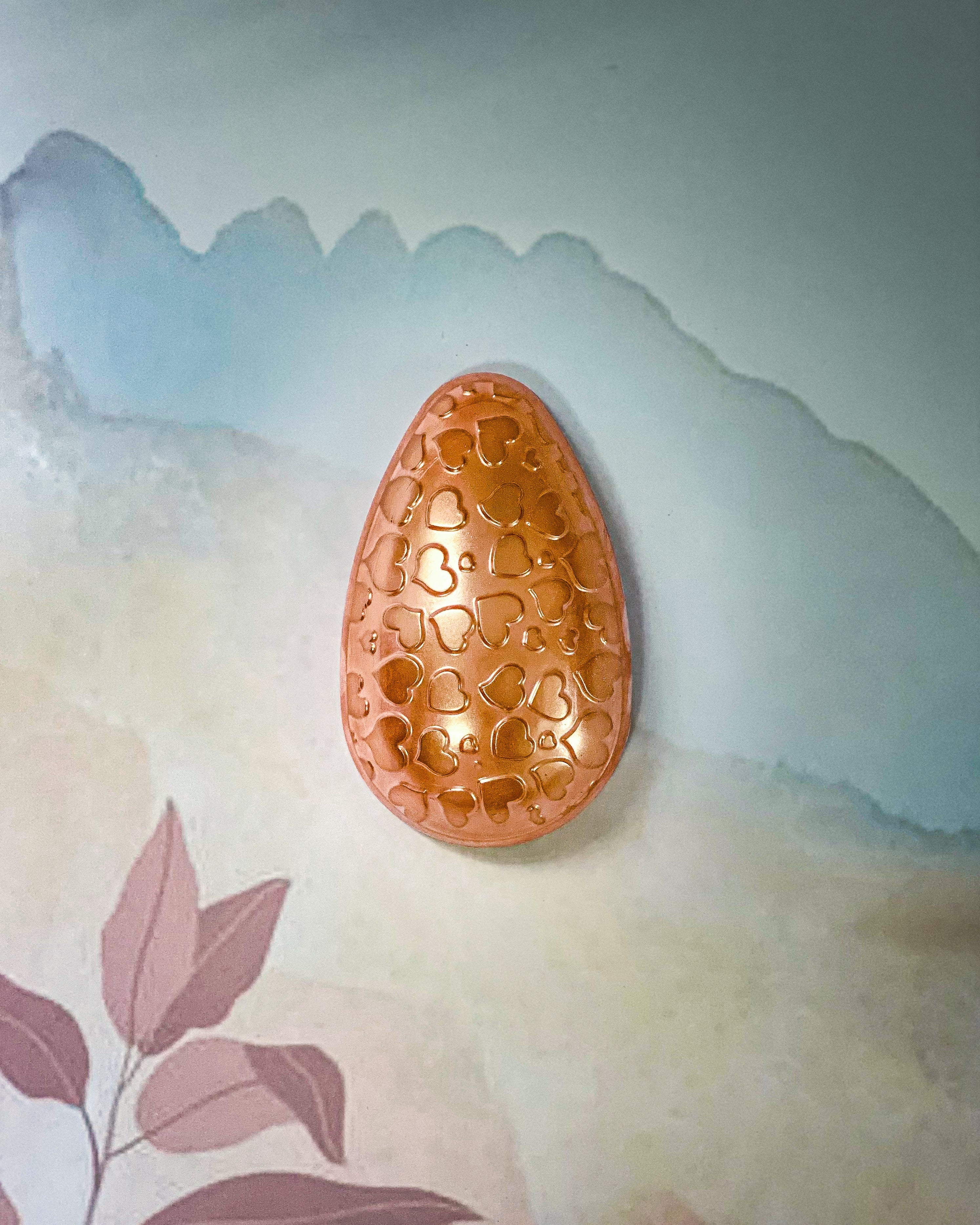 Heart Textured Egg 500g Chocolate Mould