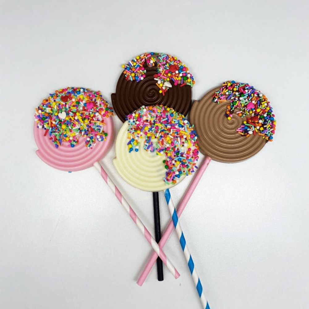 Swirly Lolly Chocolate Mould - Medium