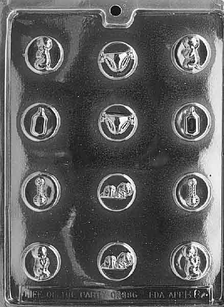 ASSORTED BABY MINTS CHOCOLATE MOULD