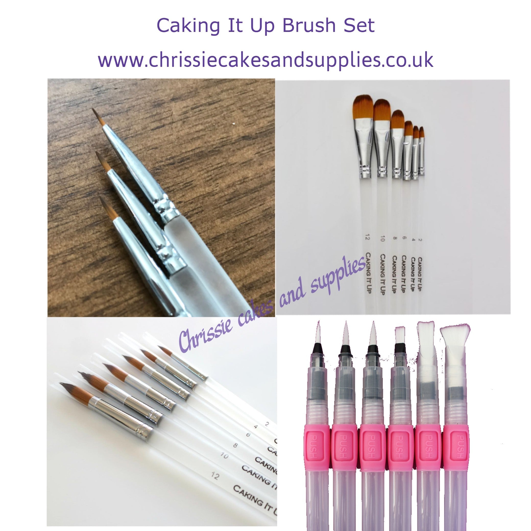 Brush Sets by Caking It Up