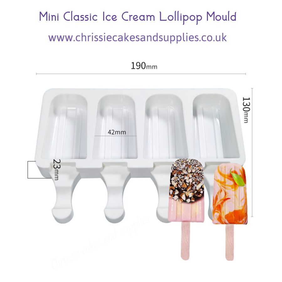Classic mini cakesicle chocolate mould
