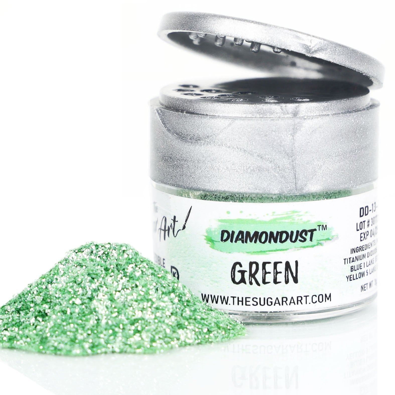 Green DiamonDust EDIBLE GLITTER