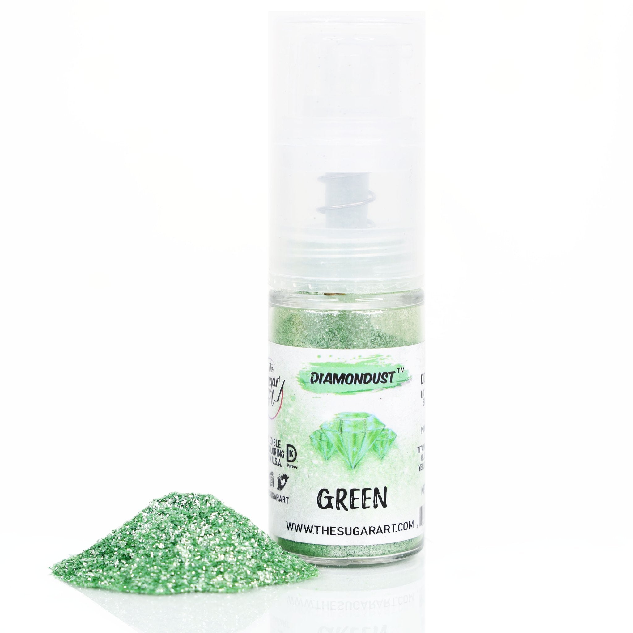 Green DiamonDust EDIBLE GLITTER