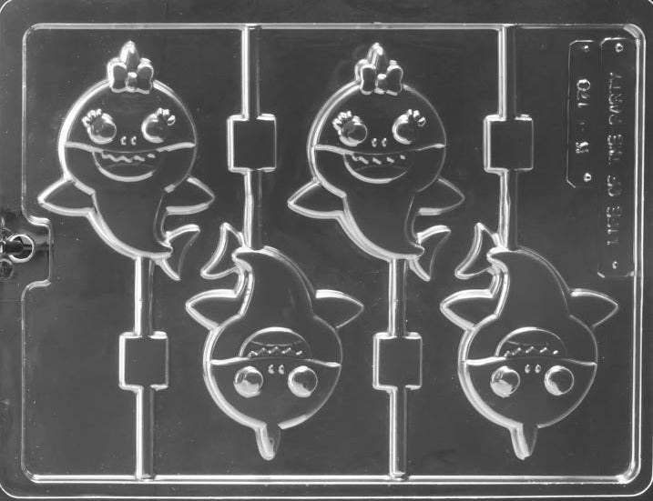 Baby Sharks Lolly Chocolate Mould