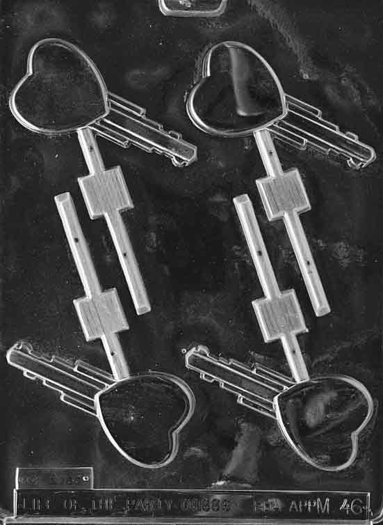 KEY LOLLY CHOCOLATE MOULD