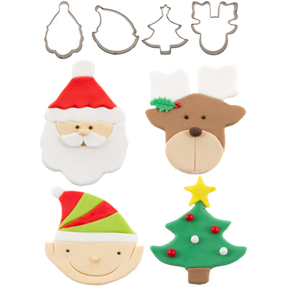Cutie Cupcake Cutters - Christmas