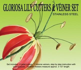 Gloriosa Lily Cutters & Veiner Set