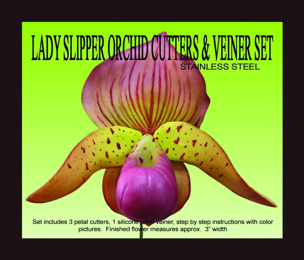 Lady Slipper Orchid Cutters & Veiner Set