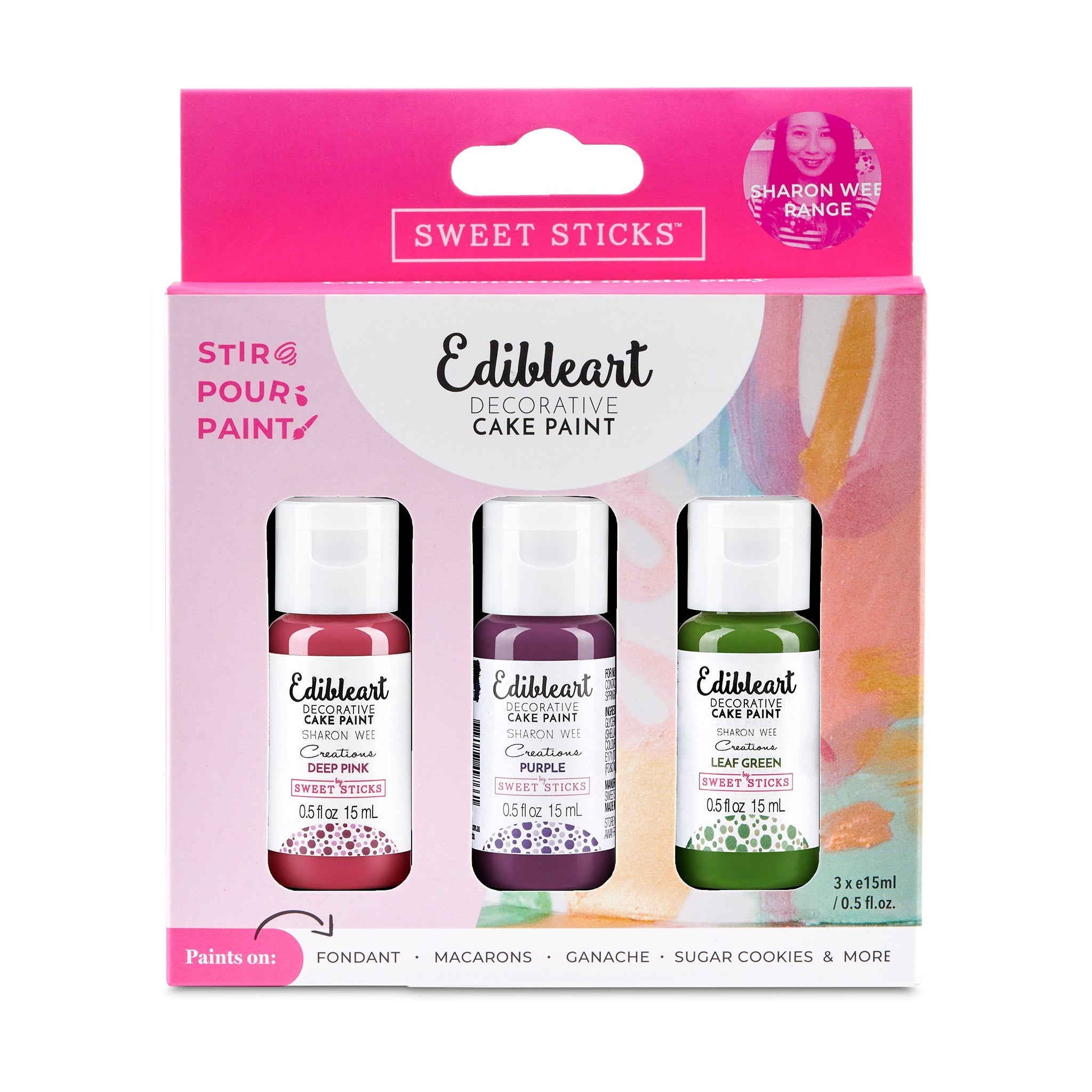 Edible Art Paint - SHARON WEE - 3 pack