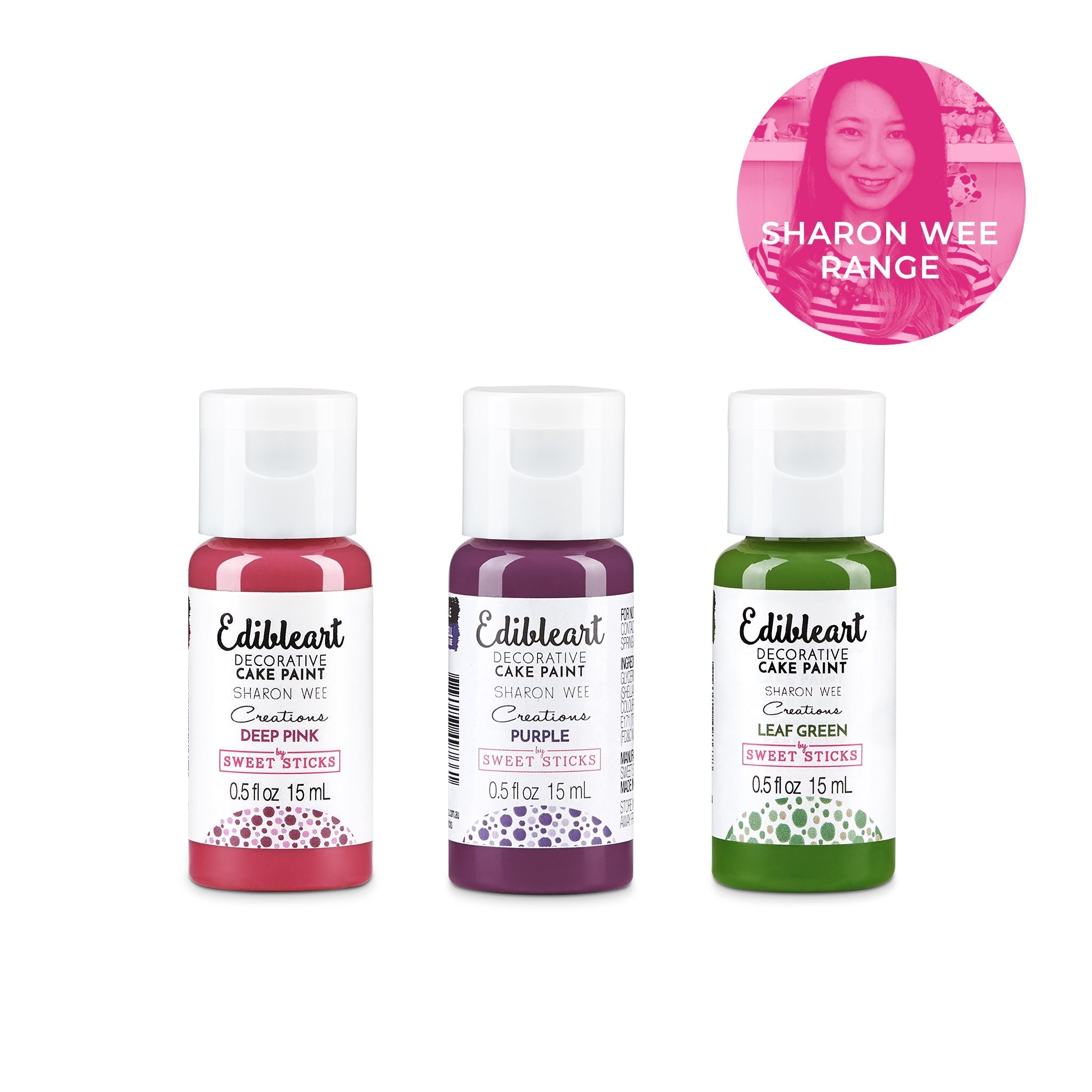 Edible Art Paint - SHARON WEE - 3 pack