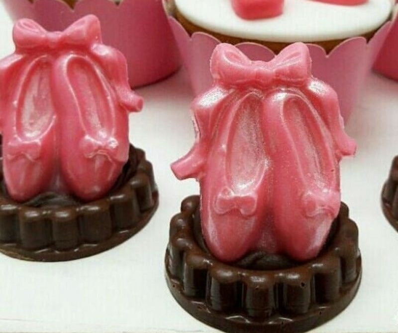 Ballerina Lace Shoes Chocolate Mould