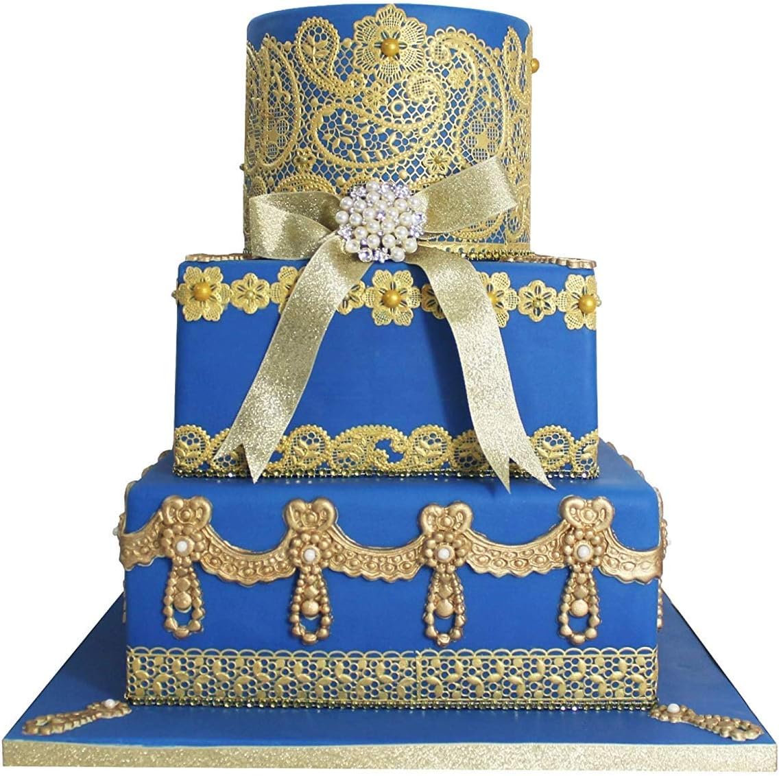 Pretty Paisley - 3D Large Cake Lace Mat