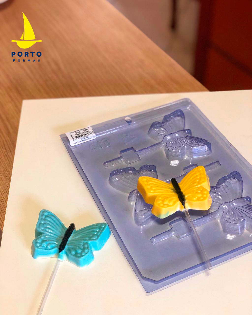 BUTTERFLY LOLLIPOP Chocolate Mould