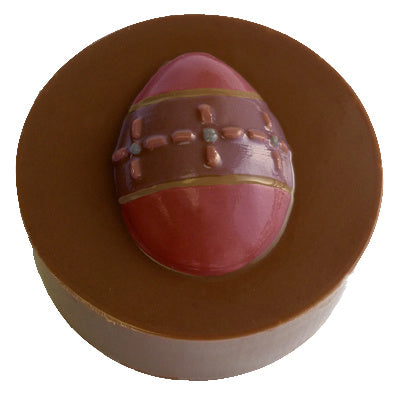 FANCY EGG ROUND SANDWICH COOKIE CHOCOLATE MOULD