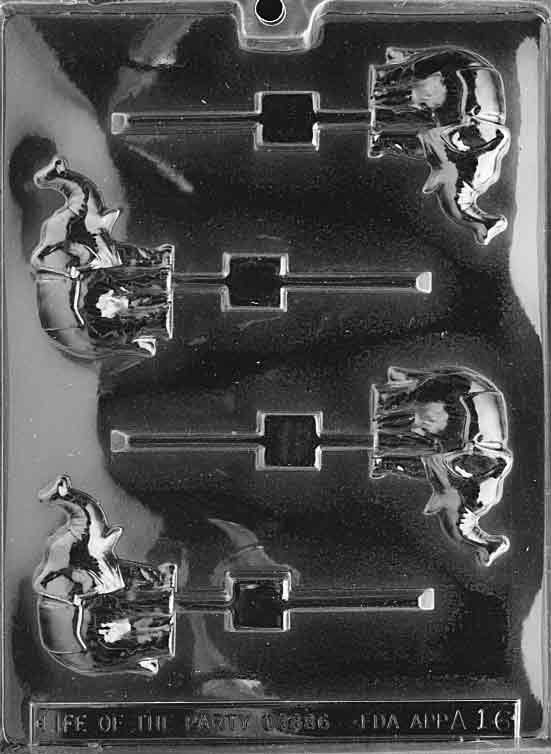 ELEPHANT LOLLY CHOCOLATE MOULD