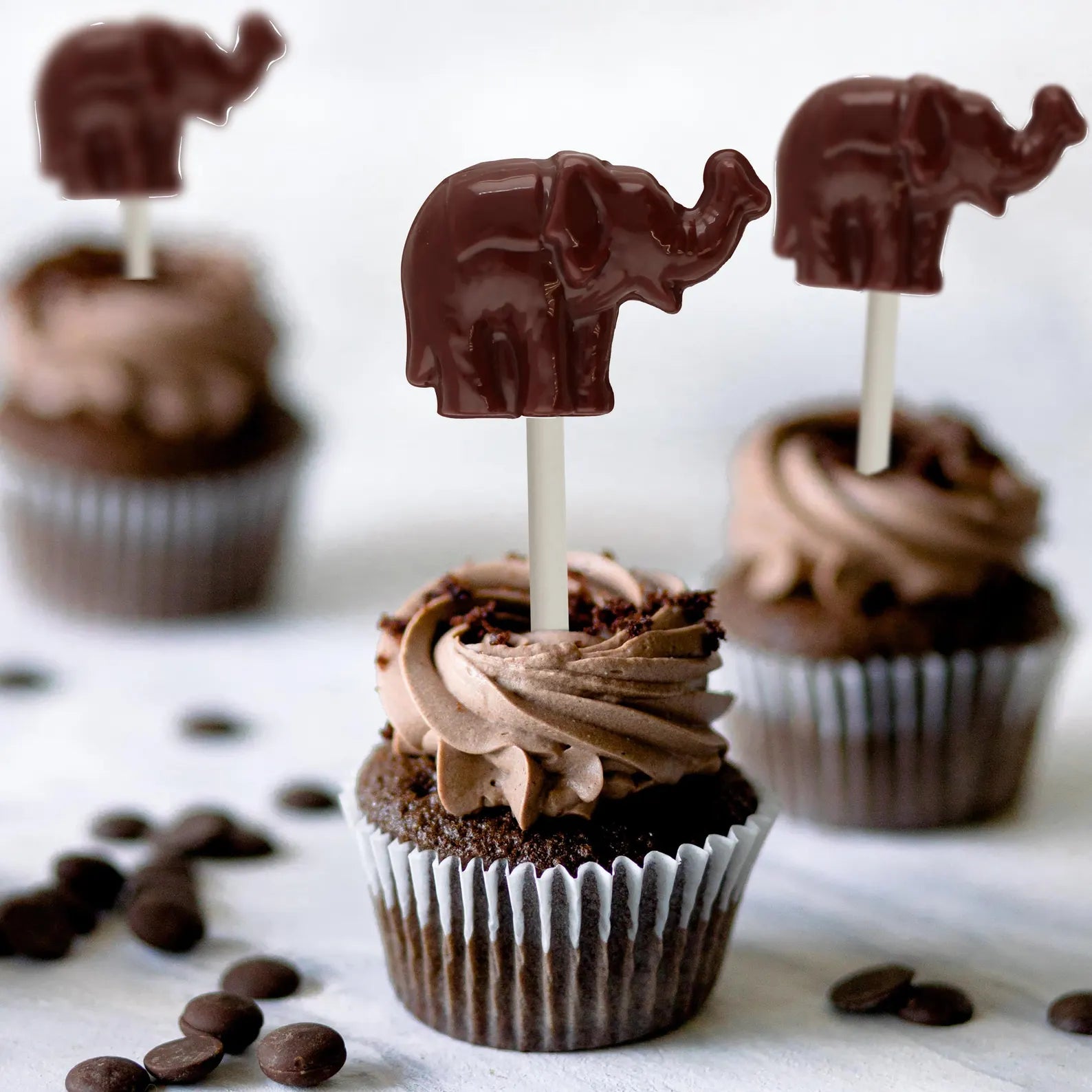 ELEPHANT LOLLY CHOCOLATE MOULD
