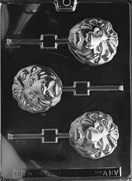LION HEAD LOLLY CHOCOLATE MOULD