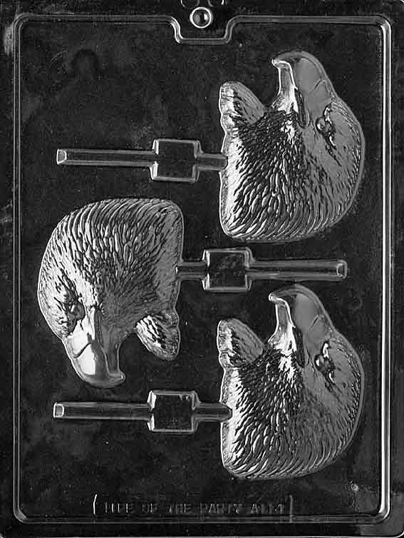 Eagle Head Lollipop Sucker Chocolate Candy Mould
