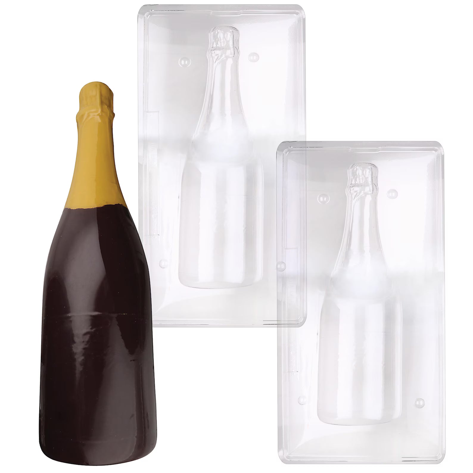Lifesize Champagne 3D Bottle Mould