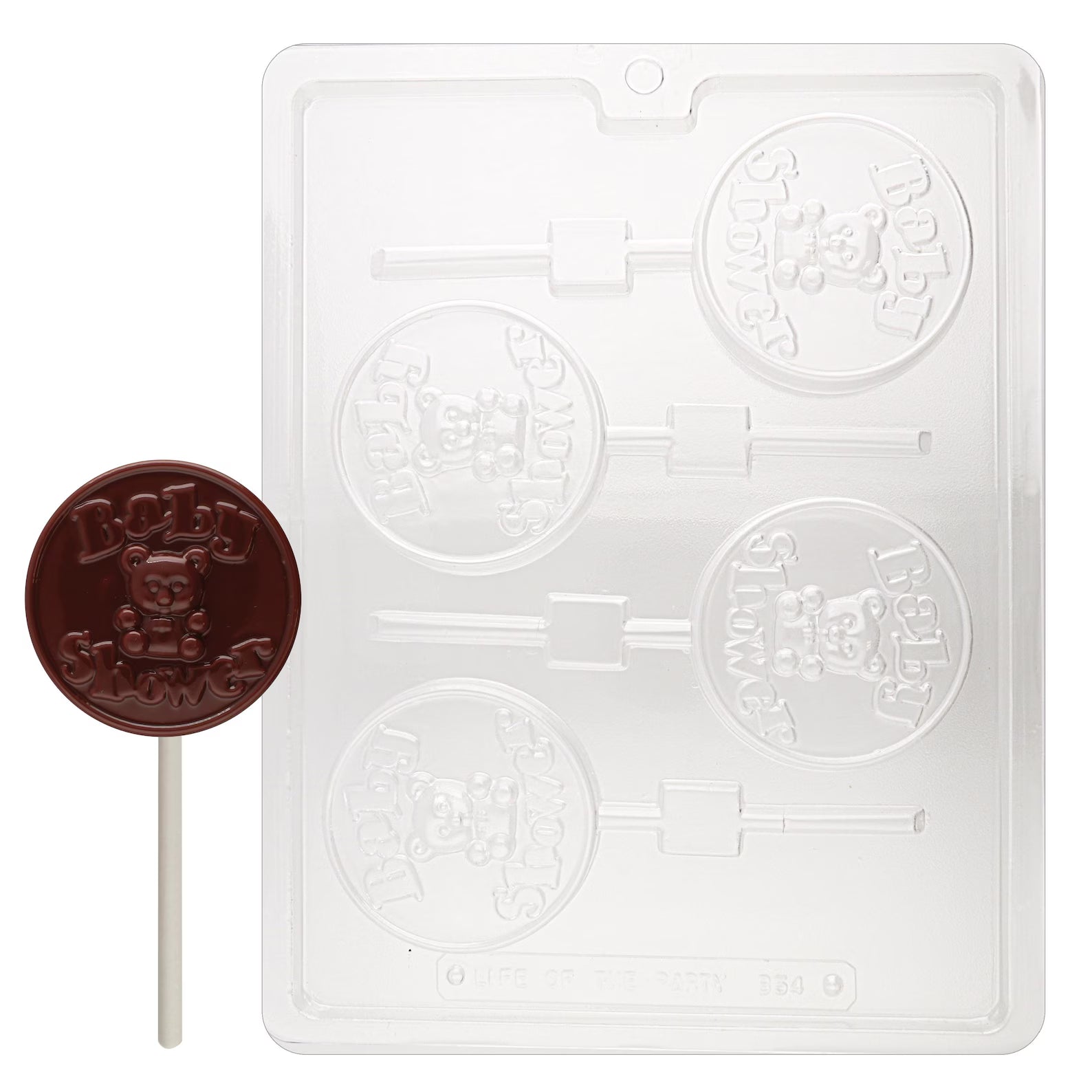 BABY SHOWER LOLLY CHOCOLATE MOULD