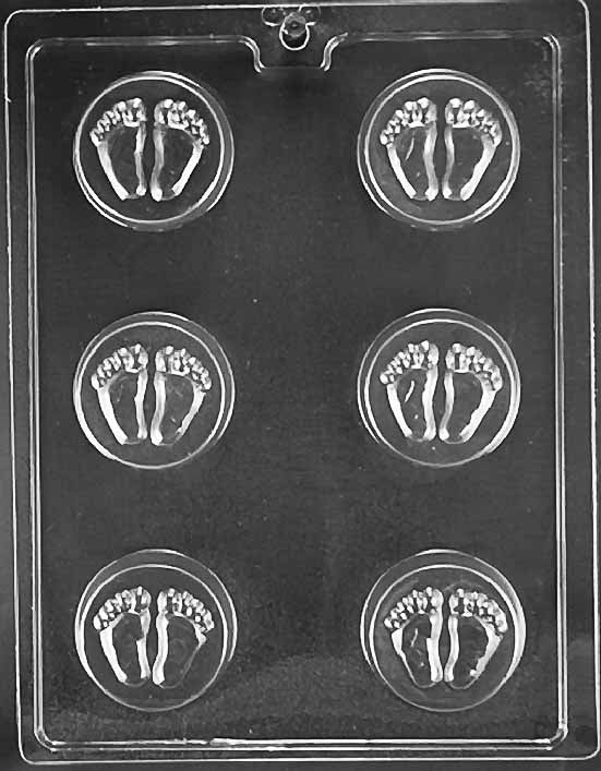 Baby Feet Cookie Chocolate Mould