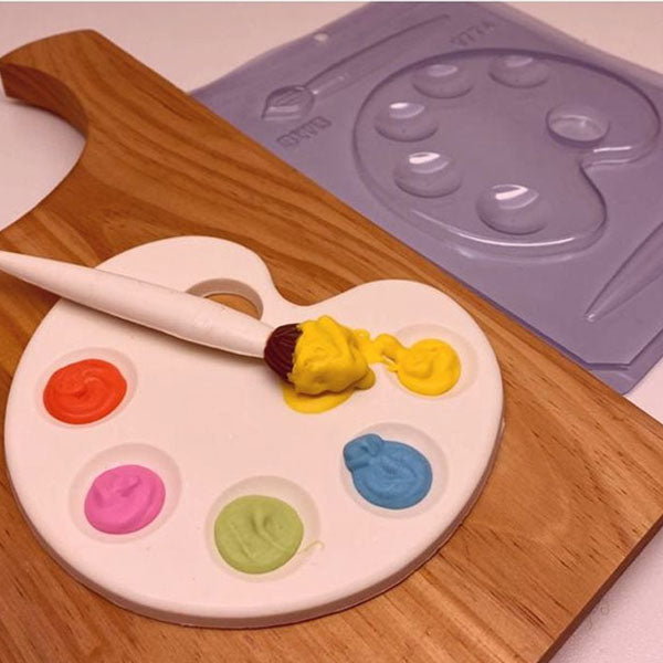 Paint Brush Palette Chocolate Mould