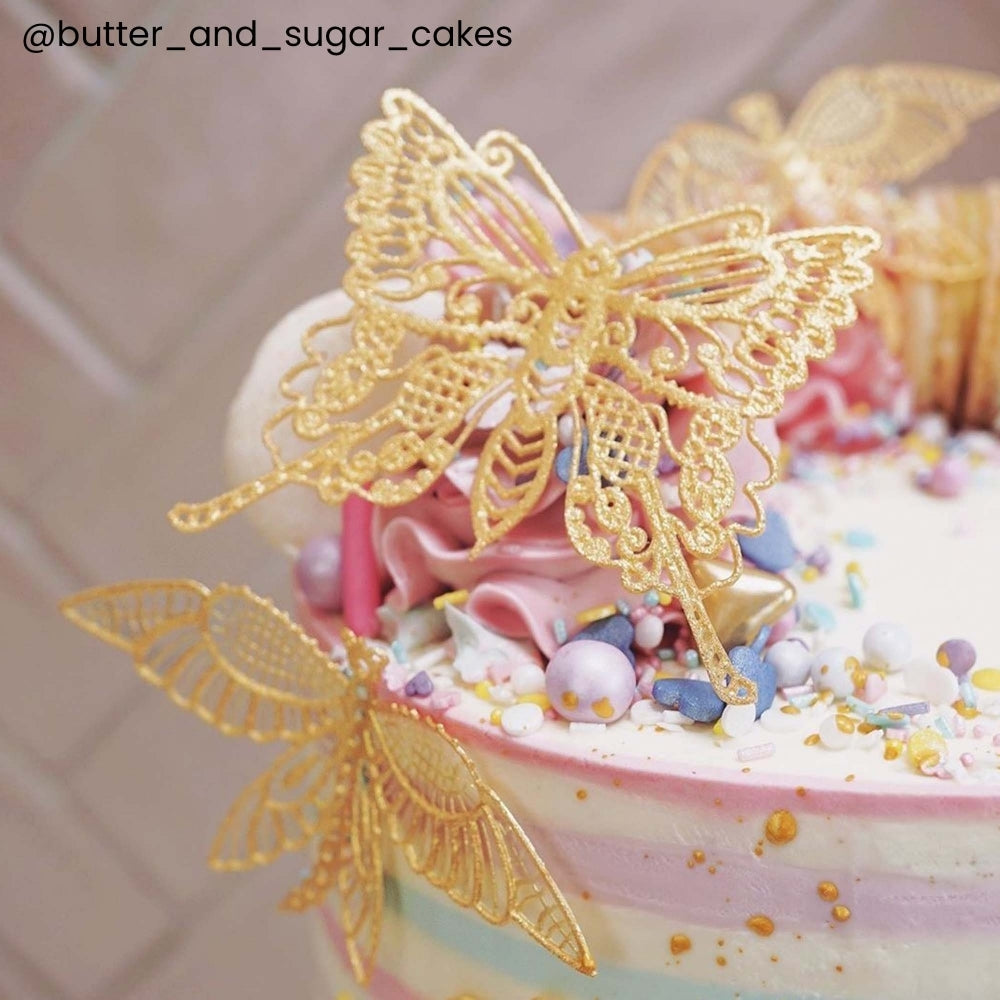 Beautiful Butterflies - 3D Large Lace Mat