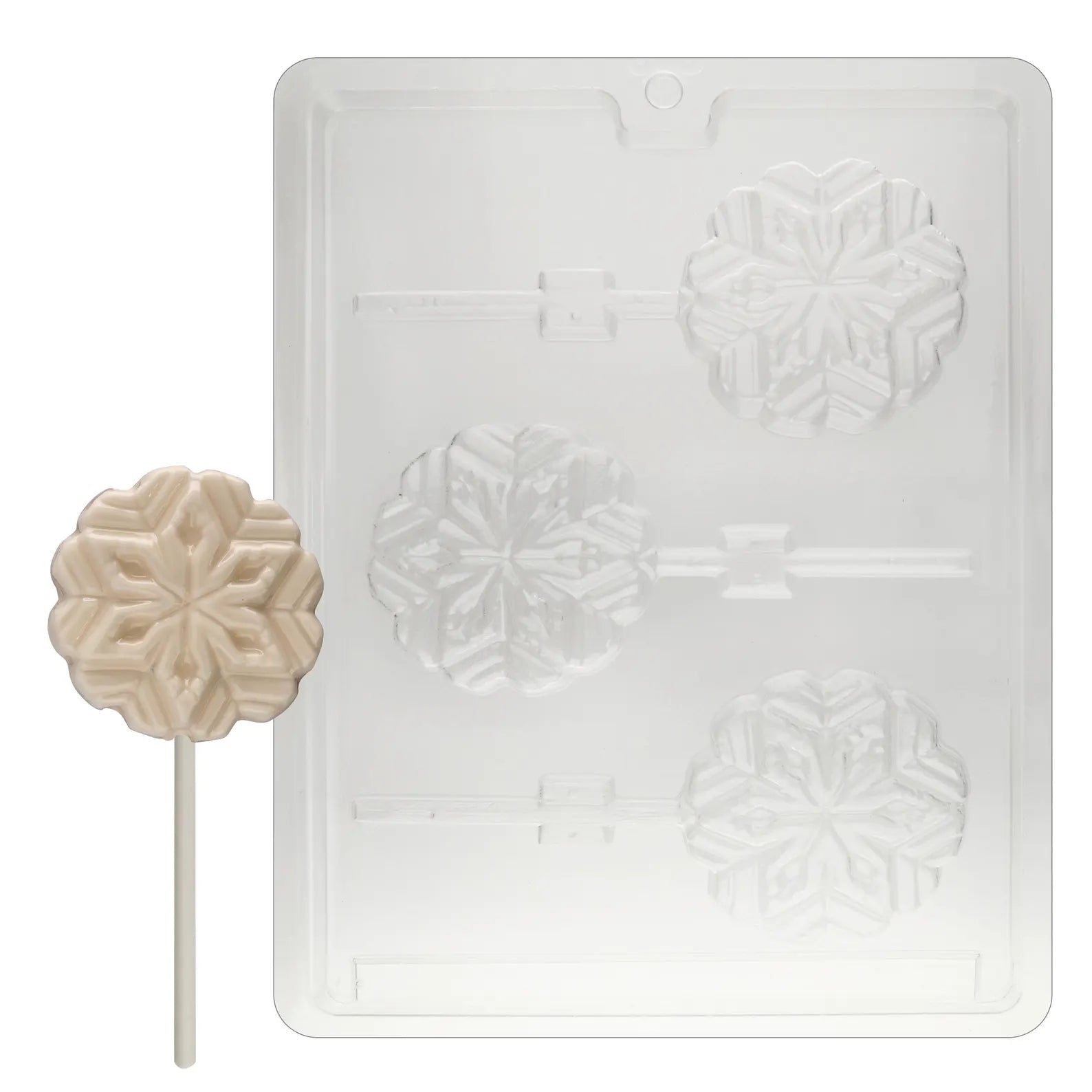 SNOWFLAKE LOLLY CHOCOLATE MOULD