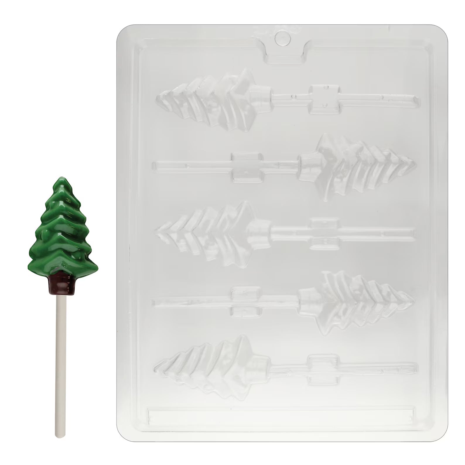 CHRISTMAS TREE LOLLY CHOCOLATE MOULD