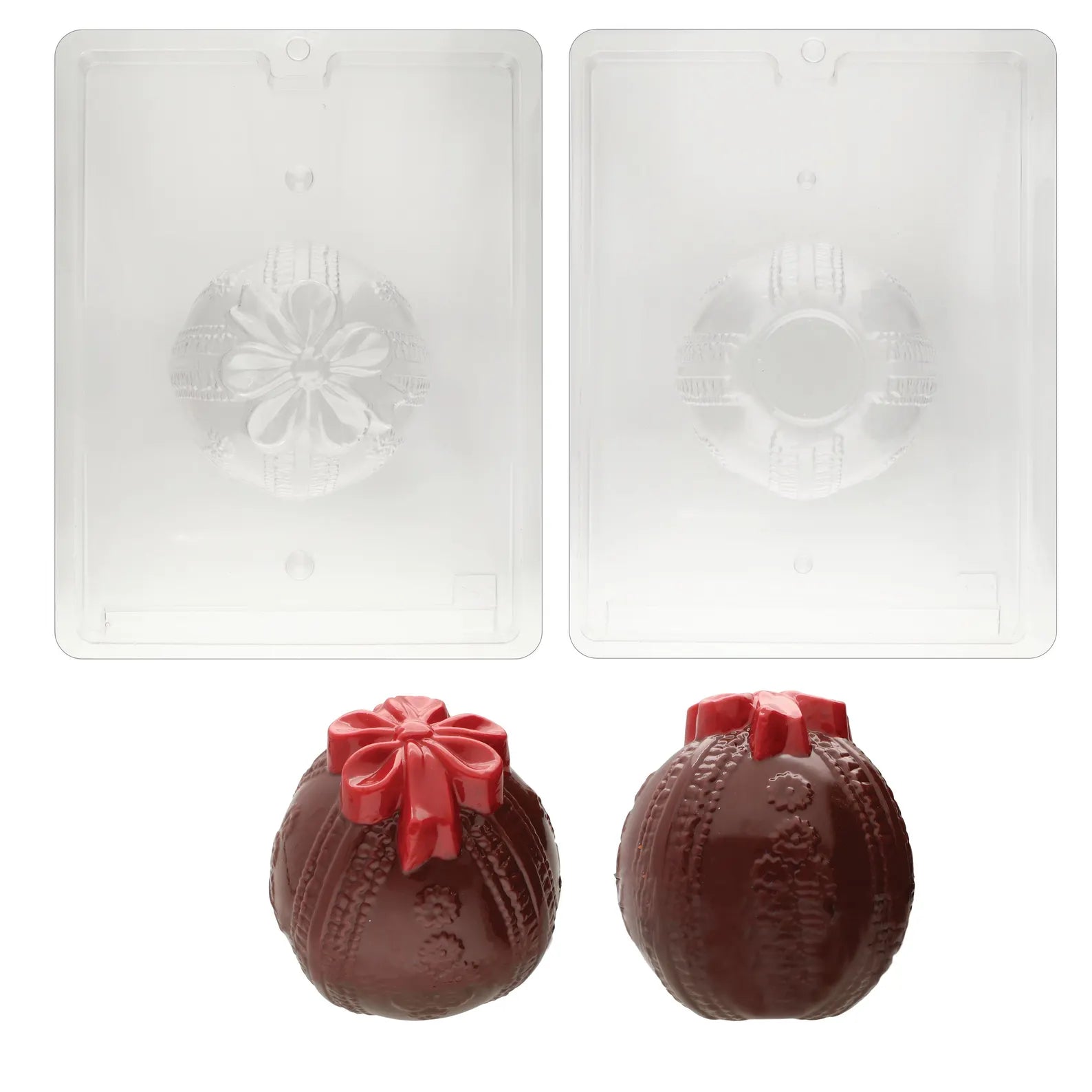 Large Decorated Ball Box Mould