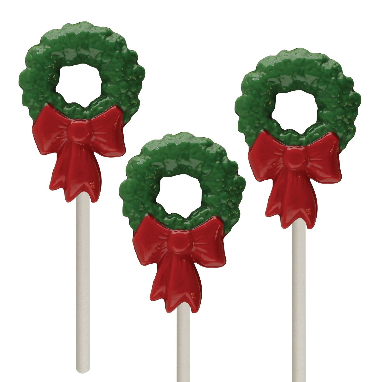 WREATH LOLLY WITH BOW CHOCOLATE MOULD