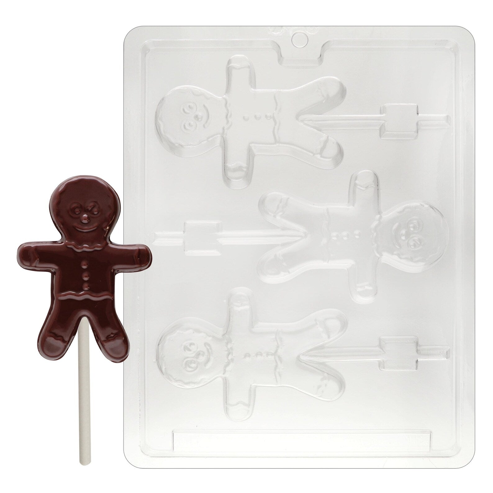 Ginger Bread Man Lollipop Chocolate Candy Mould