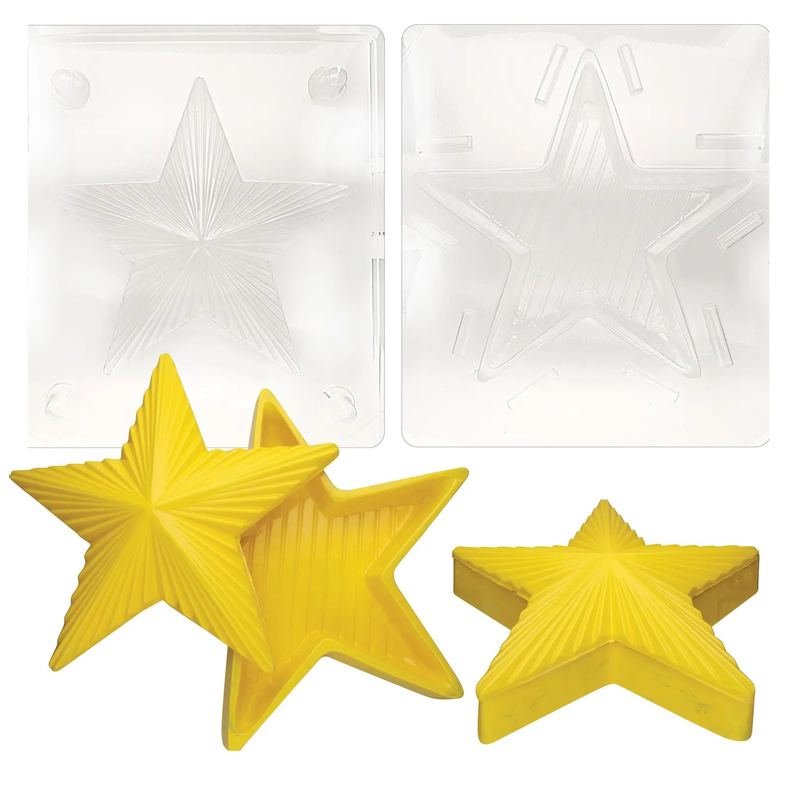 Large Star Chocolate Pour Box Mould