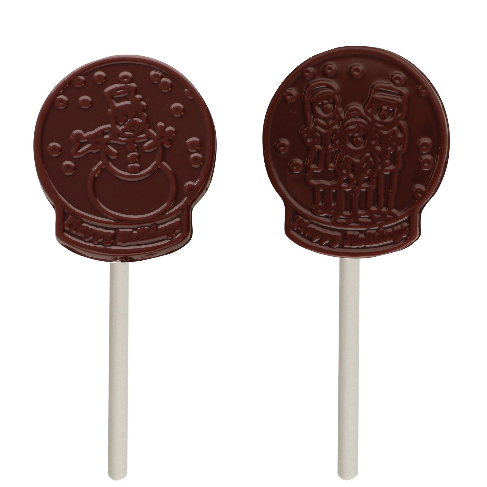 SNOWGLOBE LOLLY ASSORTED CHOCOLATE MOULD
