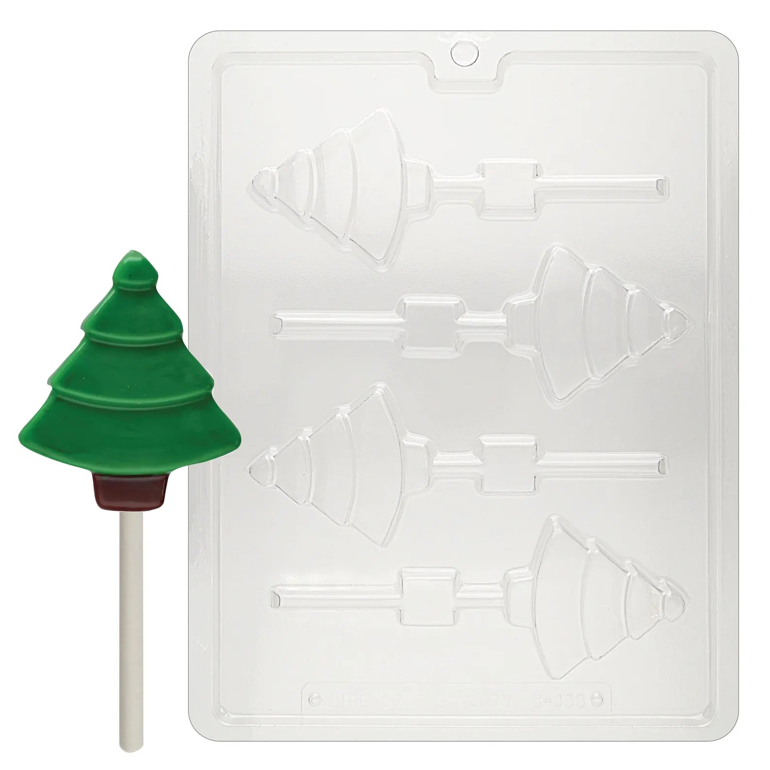 Christmas Tree Lollipop Chocolate Candy Mould