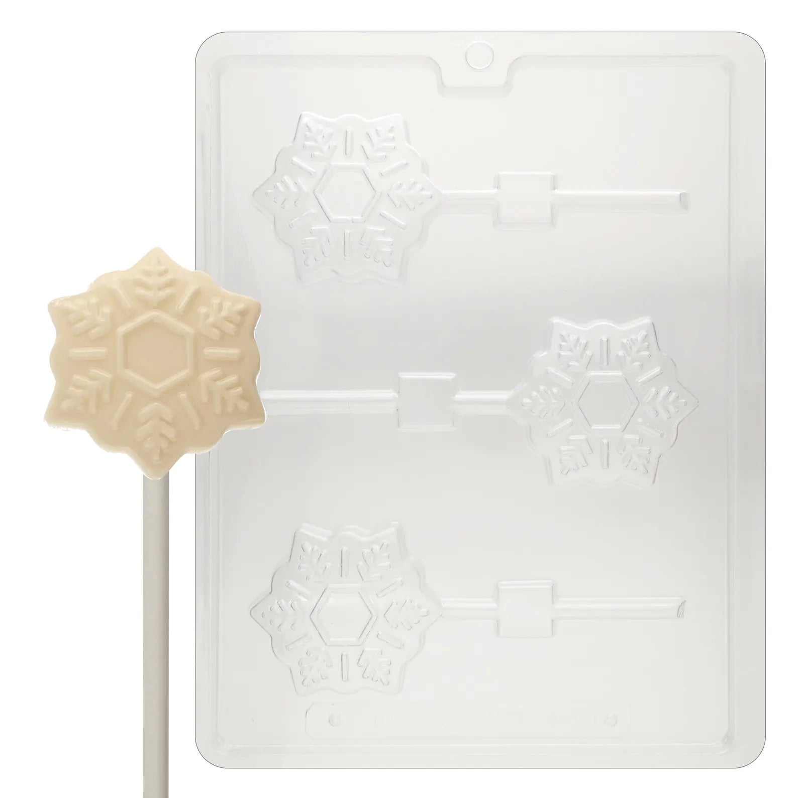 SNOWFLAKE LOLLY CHOCOLATE MOULD